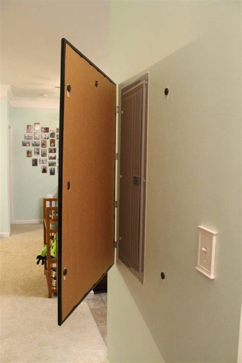 how to hide electrical panel box|conceal an electrical box pic.